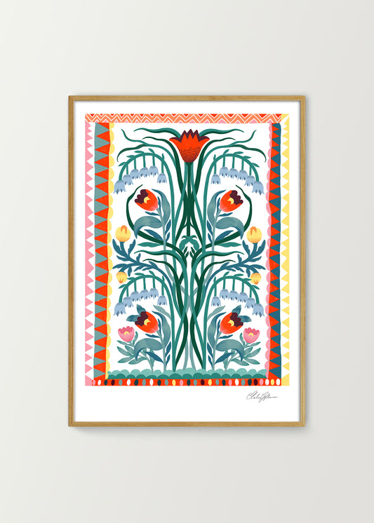 Geometric Frame Floral