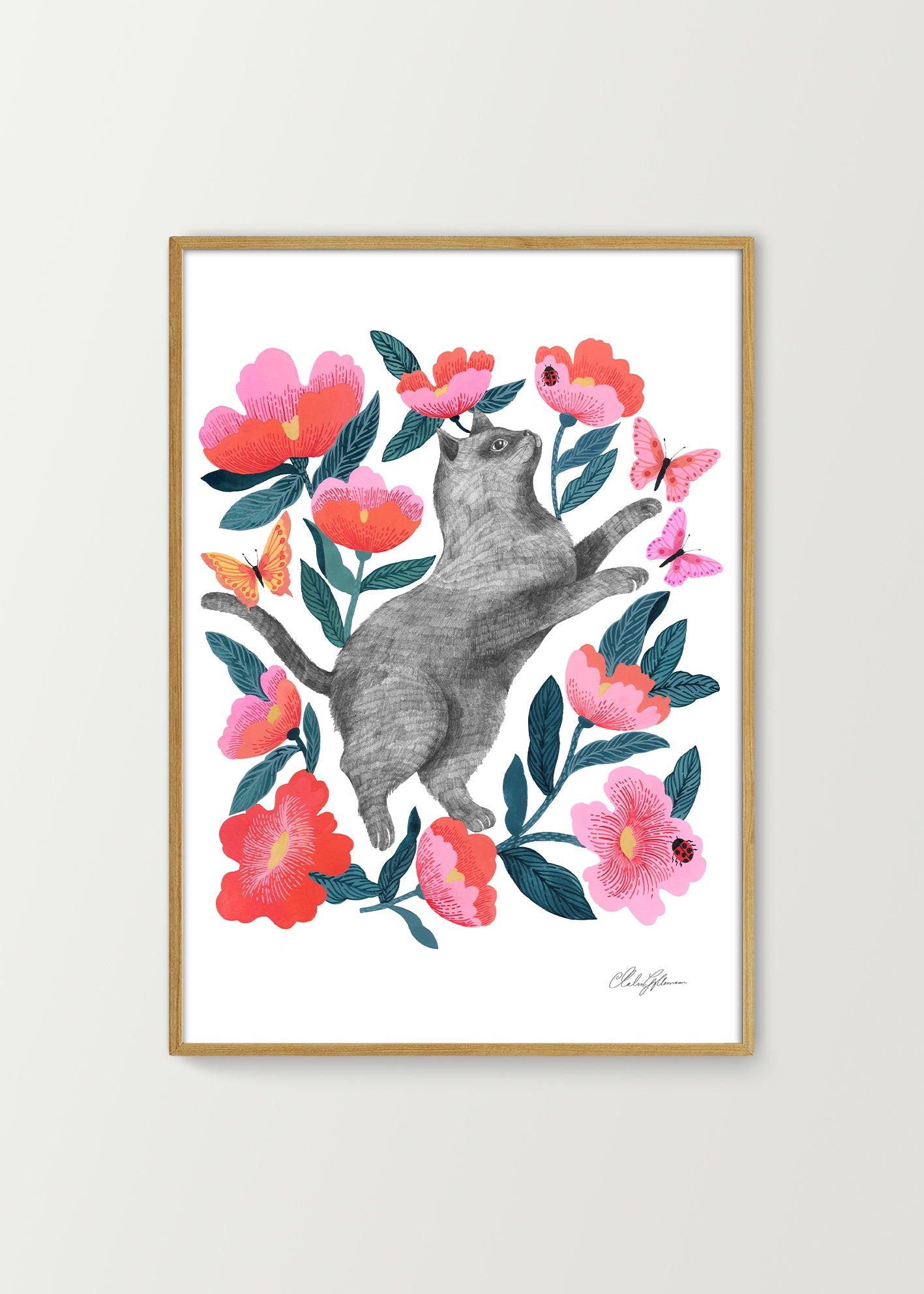 Floral Cat